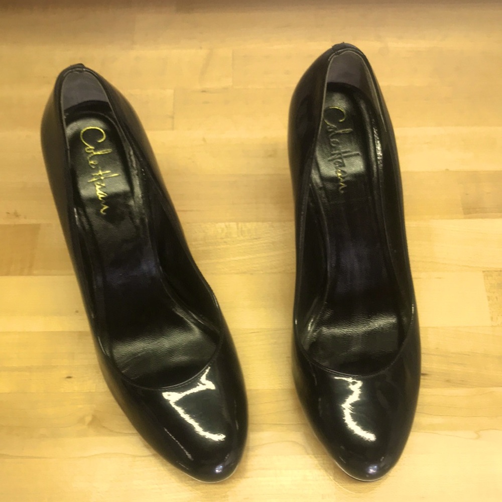 LCole Haan patent leather black pumps